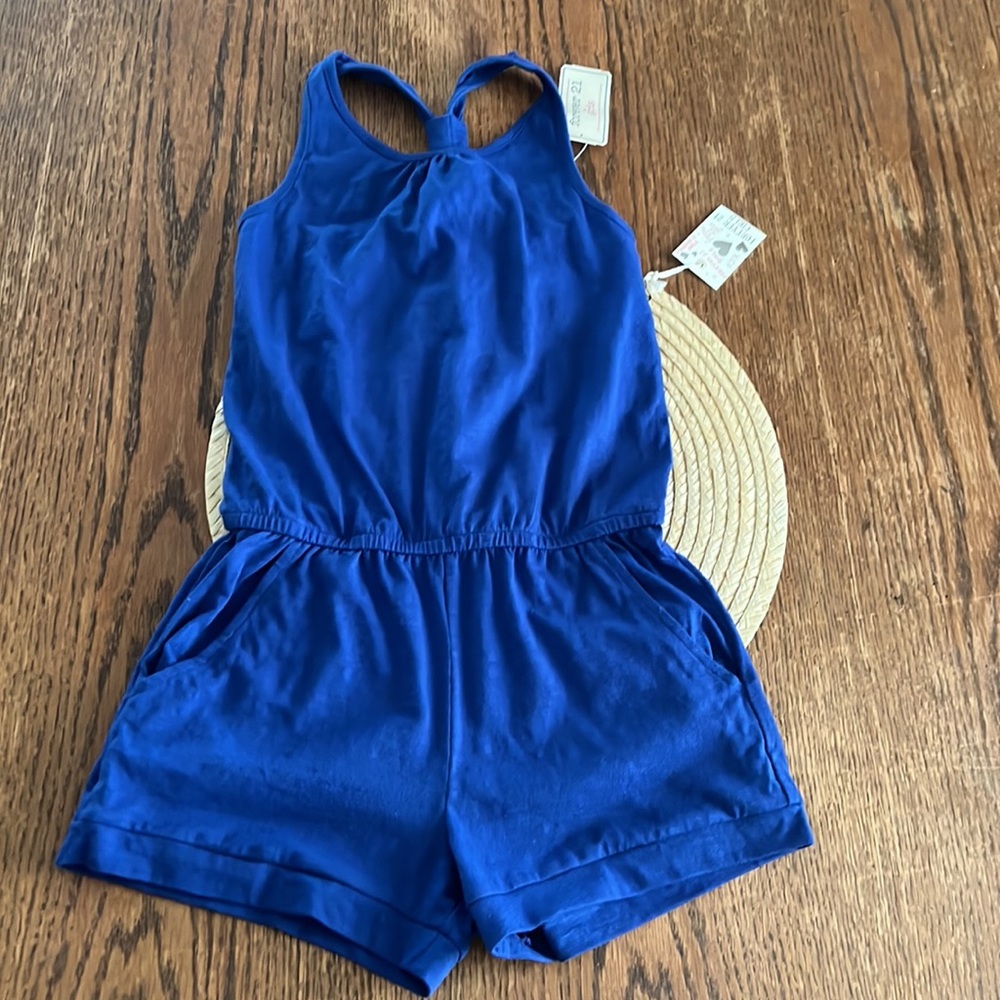 Forever21 Girl Royal Blue Romper Size 5/6